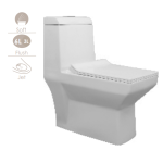 Simpolo Tulip L675 W365 H760mm Wash Down Flushing with Jet